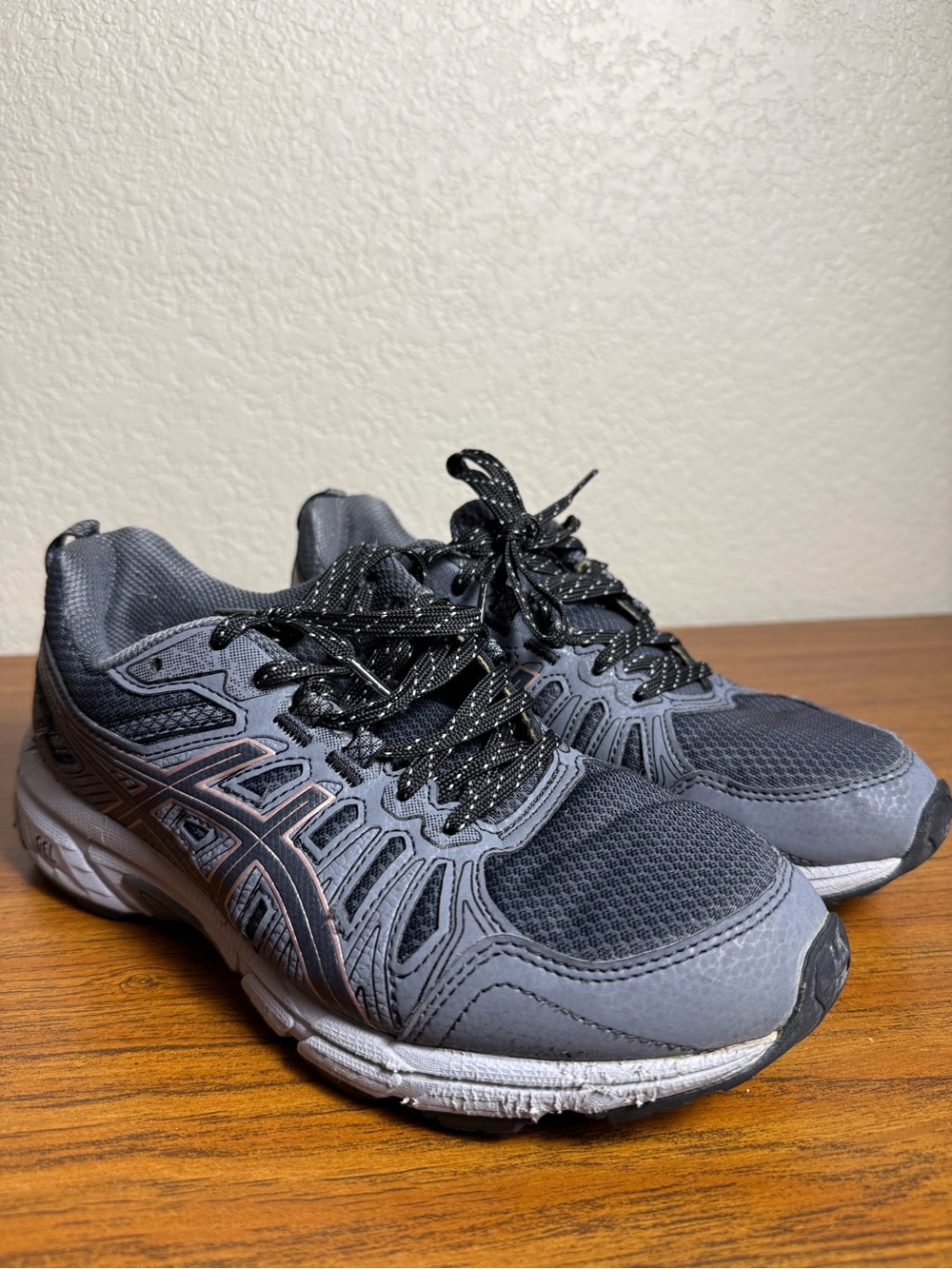 ASICS Grey Athletic Running Shoes